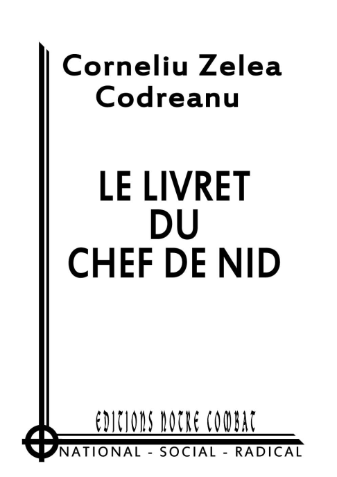 Codreanu, Livret du chef de nid (2012)