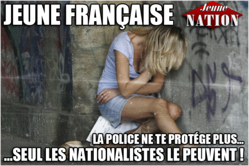 jeune_française-police_nationalistes-jeune_nation- viol agression femme police