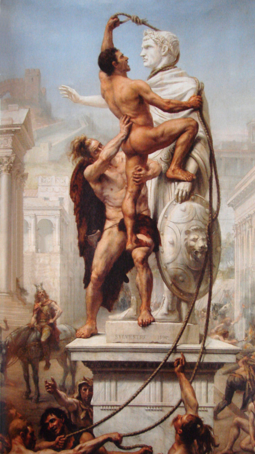 Le sac de Rome par les Barbares – Jean-Noël Sylvestre - 1890