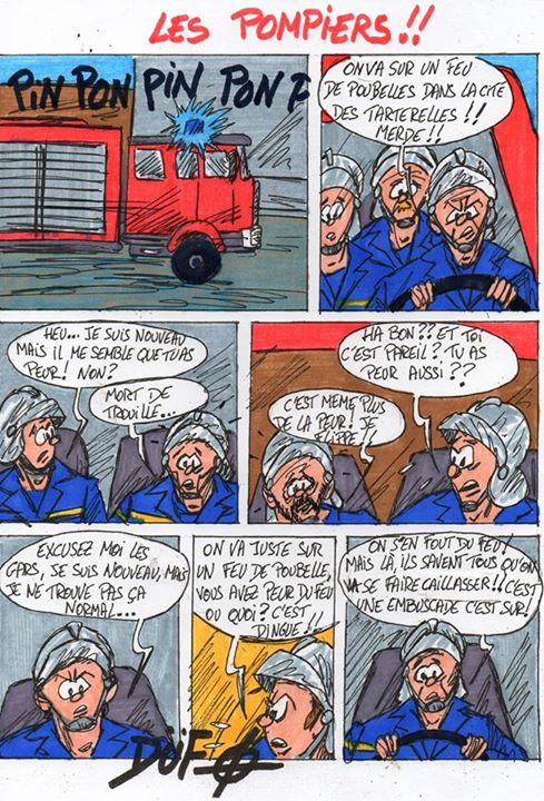 L'instant Dufo : Les pompiers