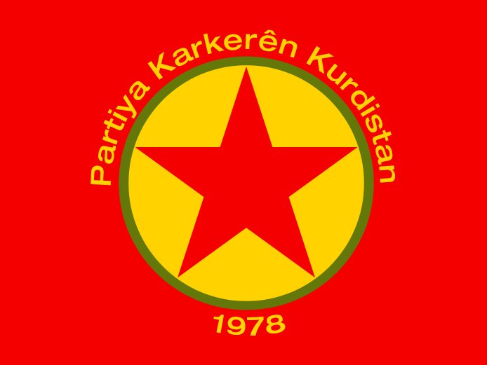 Drapeau du PKK.