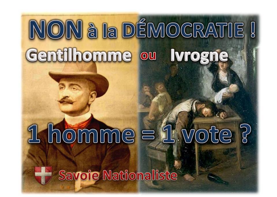 Savoie nationaliste - Démocratie