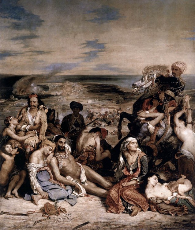 Eugène Delacroix : Scène du massacre de Scio.
