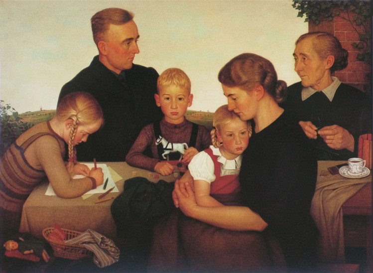 Adolf Wissel : La famille paysanne Kalenberger.