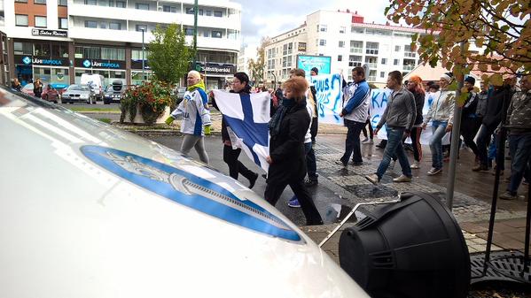 Finlande manifestation contre l'invasion 092015 (6)