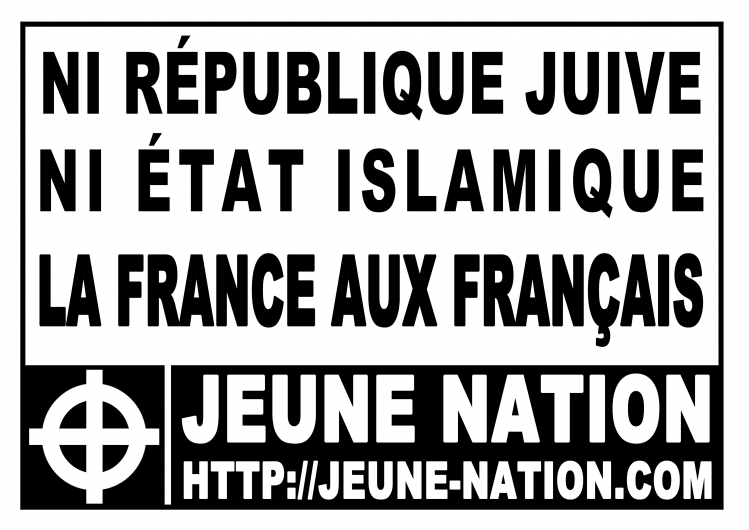 ni république juive ni état islamique - la France aux Français