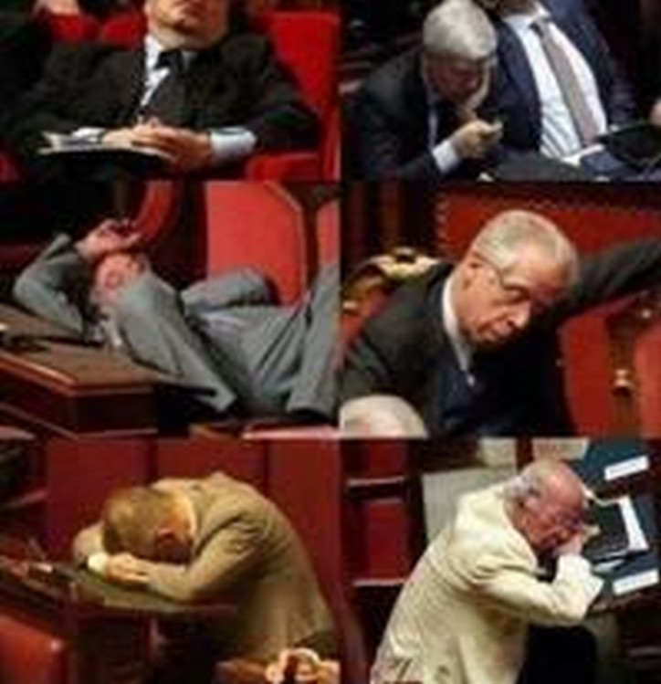 sénateurs endormis