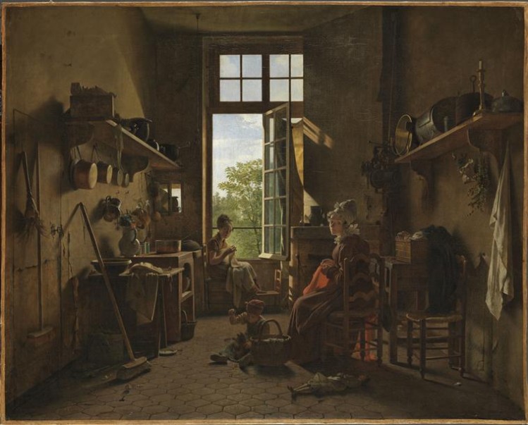 Martin Drölling, L'Intérieur d'une cuisine (1815)