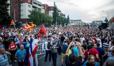 Macedoine_Skopje_manifestations_pro_americaines