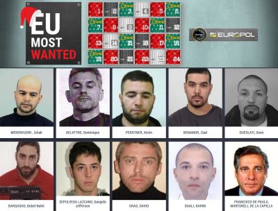 europol-publie-son-calendrier-de-lavent-des-criminels-les-plus-recherches