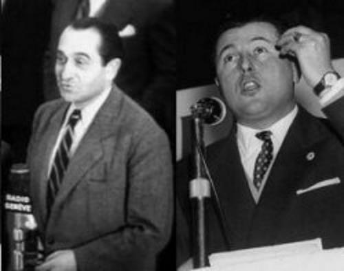 Pierre Poujade contre le juif Mendès France