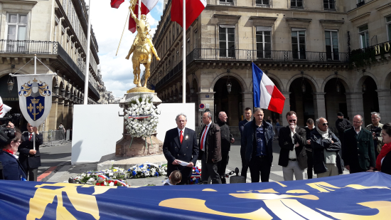 Intervention d’André Gandillon à l’hommage à Jeanne d’Arc (vidéo)
