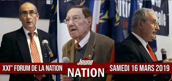 Premières images du XXIe Forum de la Nation de Lyon du 16 mars 2019 (vidéo)
