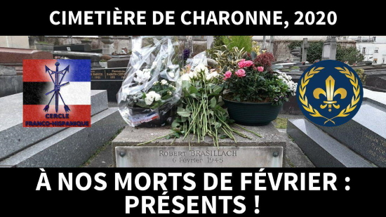 Les nationalistes rendent hommage à Robert Brasillach (photos + vidéo)